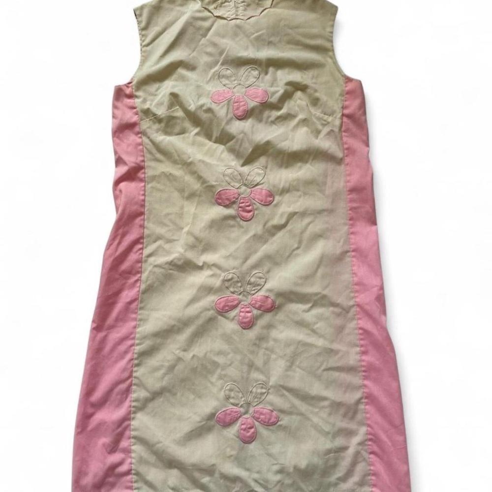 Vintage Retro Pink‎ flower dress!